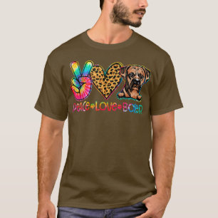Camiseta Amor pela Paz Cão Cachorro Penteado