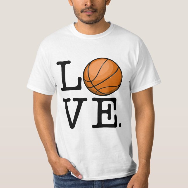 Camiseta Amor pelo Basquete (Frente)