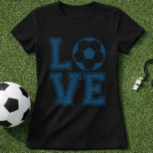 Camiseta Amor pelo Futebol Gráfico com Bola