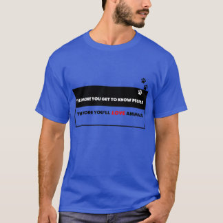 Camiseta Amor pelos Animais amigo