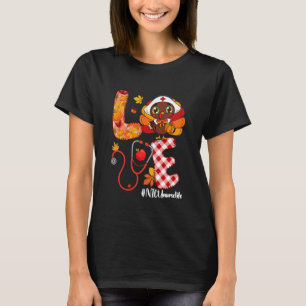 Camiseta Amor Peru Dia de Ação de Graças Enfermeira UTI Neo