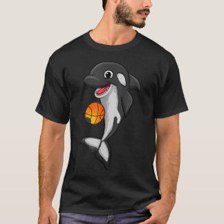 Camiseta Amor por Basquete Baleia Assassina Orca Amante de