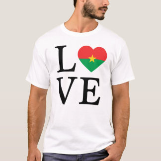 Camiseta Amor por Burkina Faso