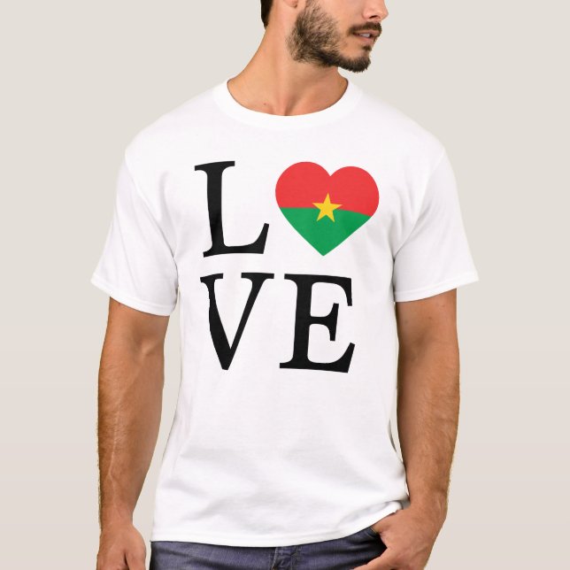 Camiseta Amor por Burkina Faso (Frente)