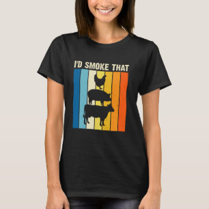 Camiseta Amor por Churrasco Vintage Frango Porco Vaca Eu Fu
