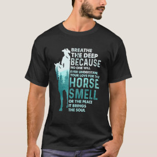 Camiseta Amor Por Esse Cheiro de Cavalo  Equestre Cavalgada