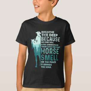 Camiseta Amor Por Esse Cheiro De Cavalo - Equestre Equestre