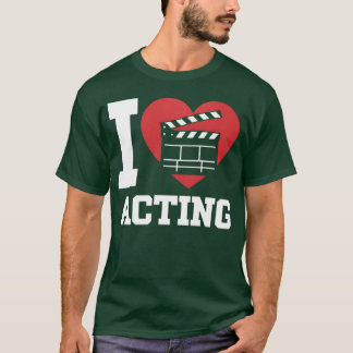 Camiseta Amor por Filmmake Clapperboard Heart Amigos