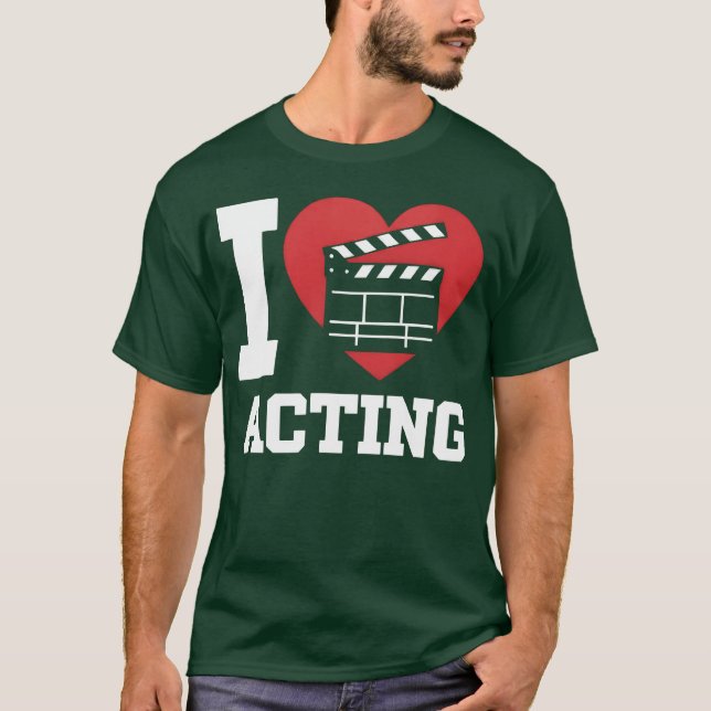 Camiseta Amor por Filmmake Clapperboard Heart Amigos (Frente)