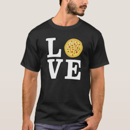 Camiseta Amor por Pizza - Divertido