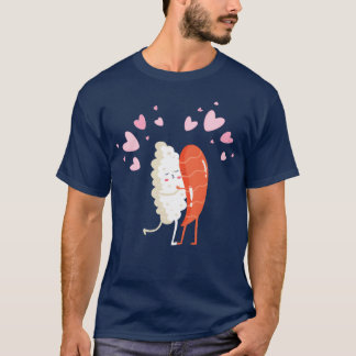Camiseta amor por sushi família