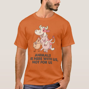 Camiseta Amor por veganos vegetarianos vintage de animais