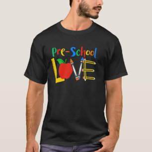 Camiseta Amor Pré-Escolar, Ferramentas de Sala de Aula para