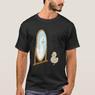 Camiseta amor próprio, bonitinho cisne