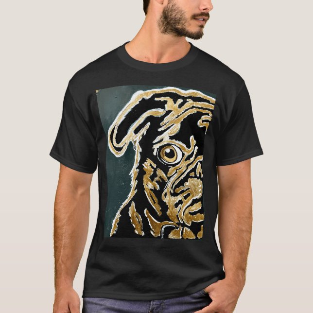 Camiseta Amor pug (Frente)