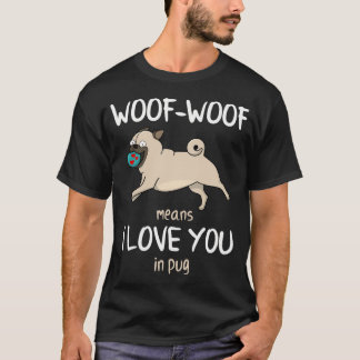 Camiseta Amor Pug Au Au