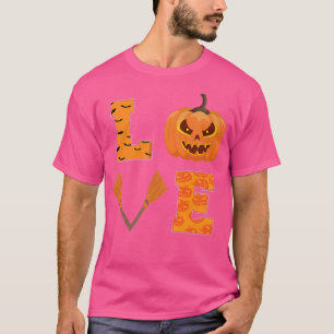 Camiseta Amor Pumpkin E Candy Corn Divertiam O Fato De Hall