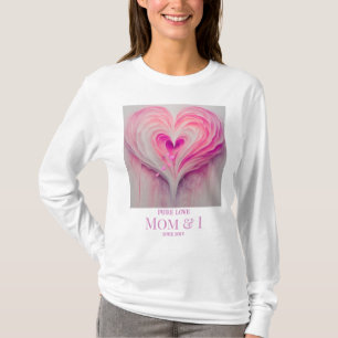 Camiseta "Amor Puro" Personalizado Mãe e Eu