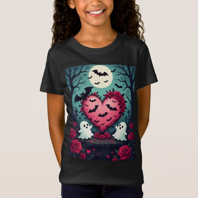 Camiseta Amor Que É Um Pouco Assombrado (Frente)