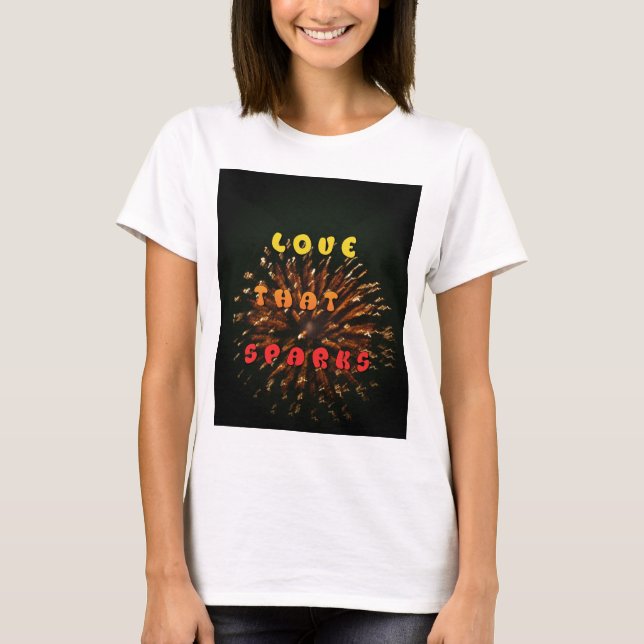 Camiseta Amor Que Gira Abstrato (Frente)