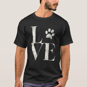 Camiseta Amor, Rato de Pata e Amigos de Cão