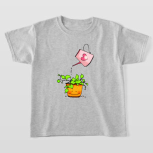 Camiseta Amor Regado, Planta Feliz em Casa