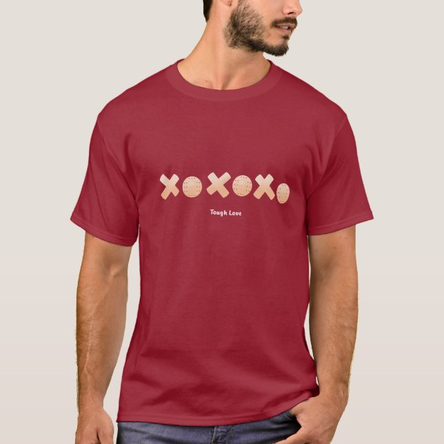 Camiseta Amor resistente (escuro) (Frente)