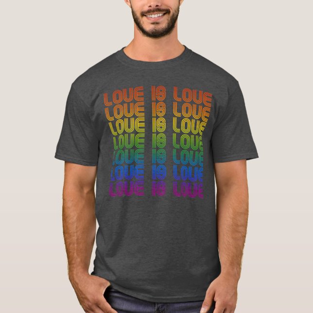 Camiseta Amor Retrô é Orgulho do Amor (Frente)