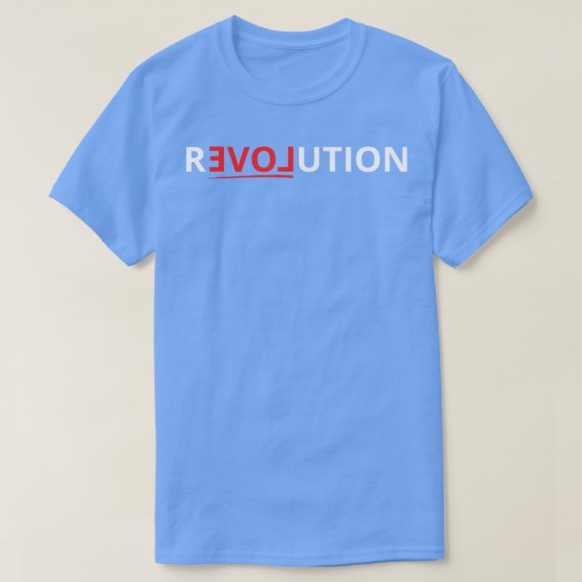 Camiseta amor revolucionário (Frente do Design)