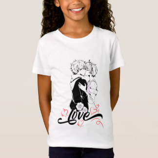 Camiseta Amor Romântico Beijo de Casal Design do Dia dos Na