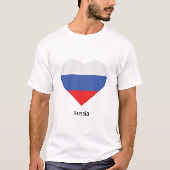 Camiseta Amor Rússia (Frente)