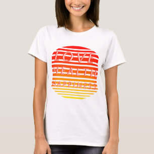 Camiseta amor saúde felicidade