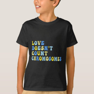 Camiseta Amor Sem Conde Cromossomos T21 Down Síndrome Aw