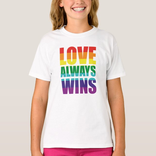 Camiseta Amor sempre ganha (Frente)