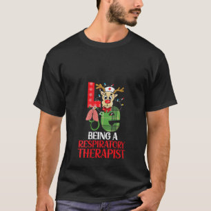 Camiseta Amor Ser Um Terapista Respiratório De Natal RT Xm
