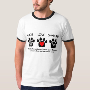 Camiseta Amor Shar-pei da paz