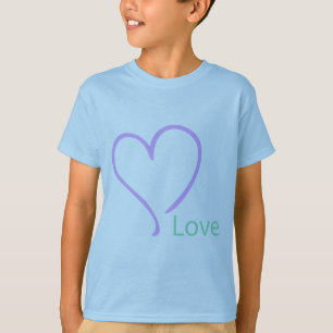 Camiseta Amor Simples e Coração