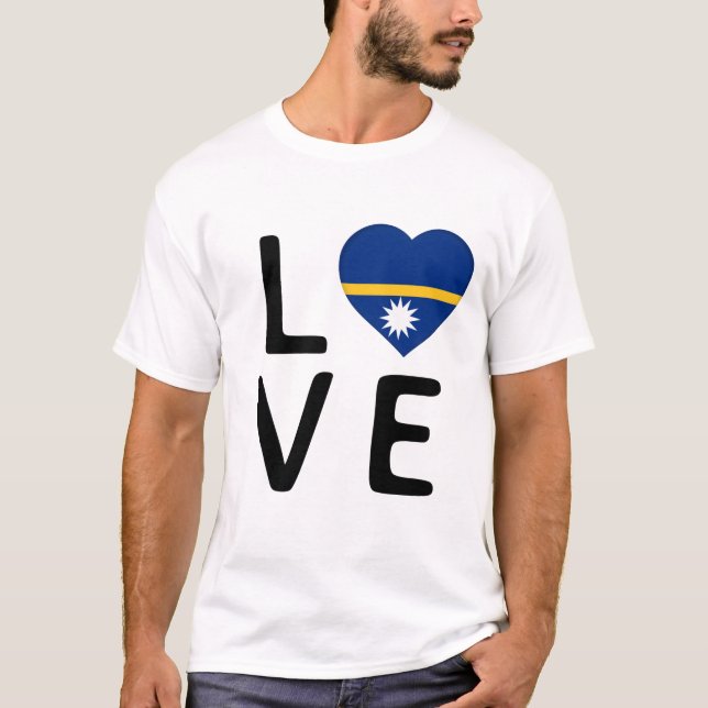 Camiseta Amor - Sinalizador Nauru (Frente)