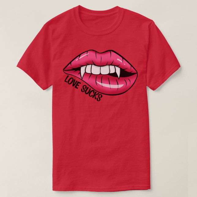 Camiseta Amor Sucks (Frente do Design)