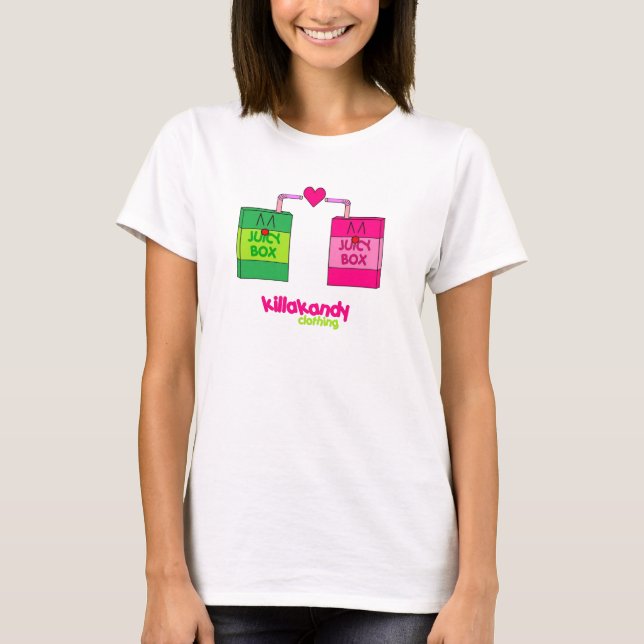 Camiseta Amor suculento da caixa:) (Frente)