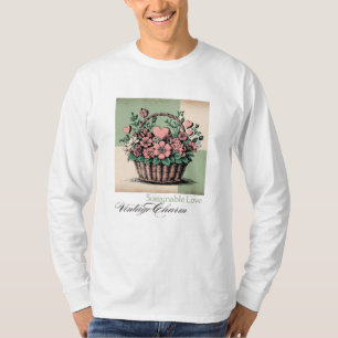 Camiseta Amor Sustentável, Charme Vintage