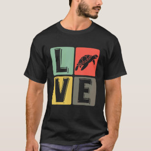Camiseta Amor, Tartaruga, Mar, Cuz Animal