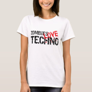 Camiseta Amor Techno dos zombis