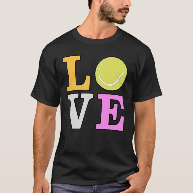 Camiseta Amor Tênis - versão Colorida 2 (Frente)