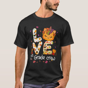 Camiseta Amor Tripulação de Primeira Classe Fora de Unicórn