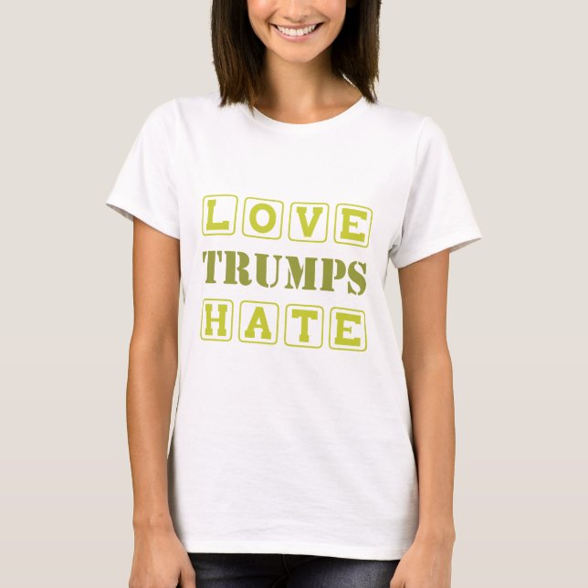 CAMISETA AMOR TRUMPS ODIO (Frente)