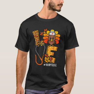 Camiseta Amor Turquia Stethoscope Enfermeira Vida Ação de G