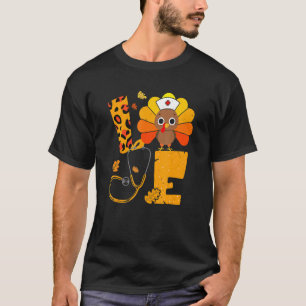 Camiseta Amor Turquia Stethoscope Enfermeira Vida Ação de G
