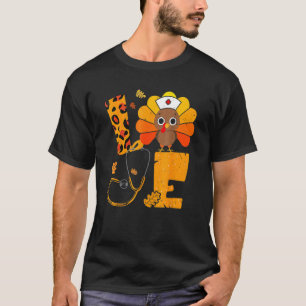 Camiseta Amor Turquia Stethoscope Enfermeira Vida Ação de G