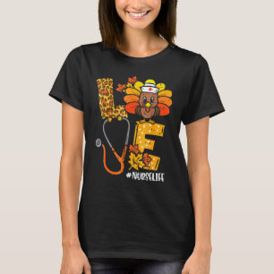 Camiseta Amor Turquia Stethoscope Enfermeira Vida Ação de G